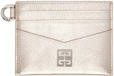 givenchy porta carte bicolore|givenchy gold card holder.